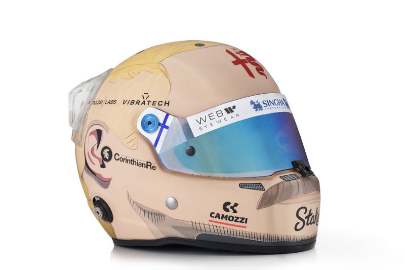 Valtteri Bottas, 2023 spécial Bahrain Test livery Stilo Mini Helmet