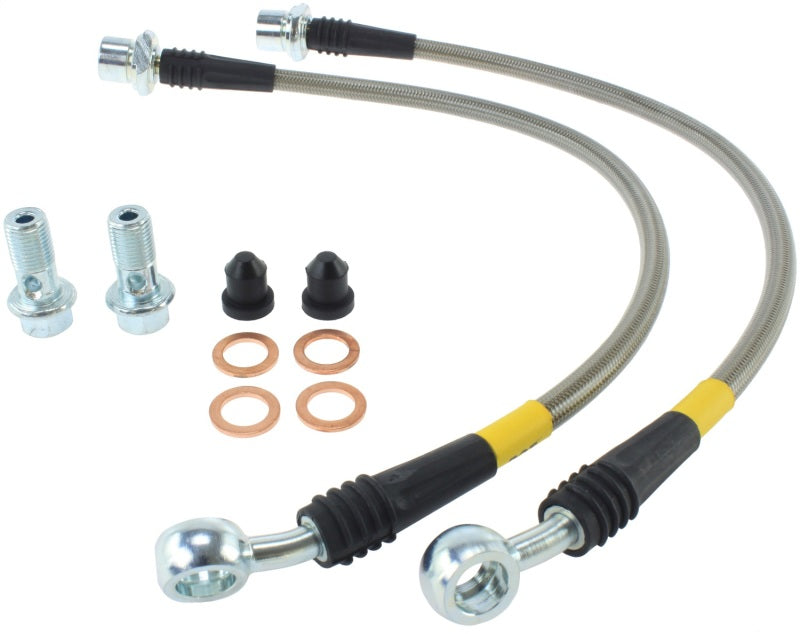 StopTech 00-05 Lexus IS300 / 02-08 SC430 Conduites de frein avant en acier inoxydable