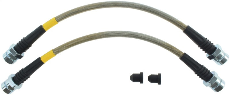 StopTech 06-12 Audi A3/08-13 TT Quattro / 05-12 VW Jetta Kit de conduite de frein arrière en acier inoxydable