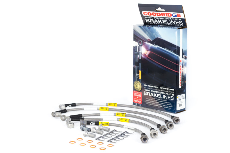 Goodridge 04-06 Cadillac CTS-V (w/Brembo Brakes) Stainless Steel Brake Line Kit