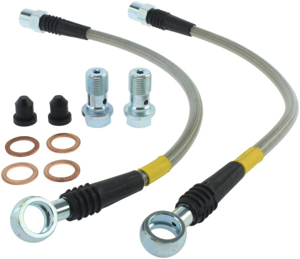 StopTech 07-08 Kit de conduite de frein arrière en acier inoxydable pour Audi RS4