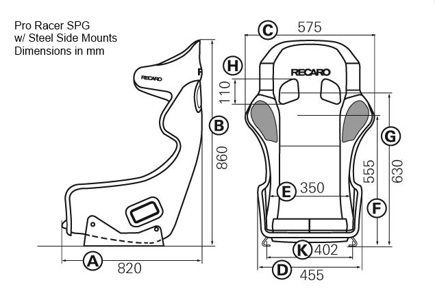 Recaro Pro Racer Hans SPG Seat