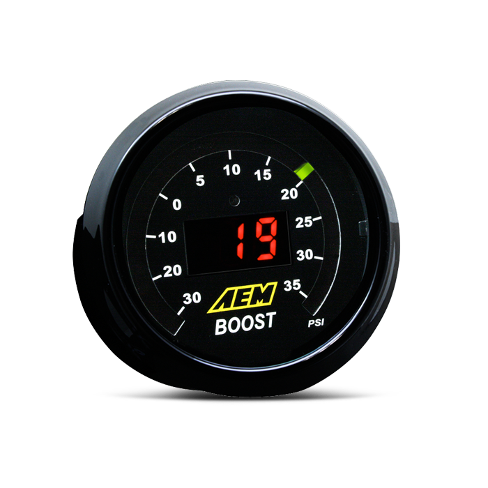 AEM Digital Boost Gauge -30 to 35psi