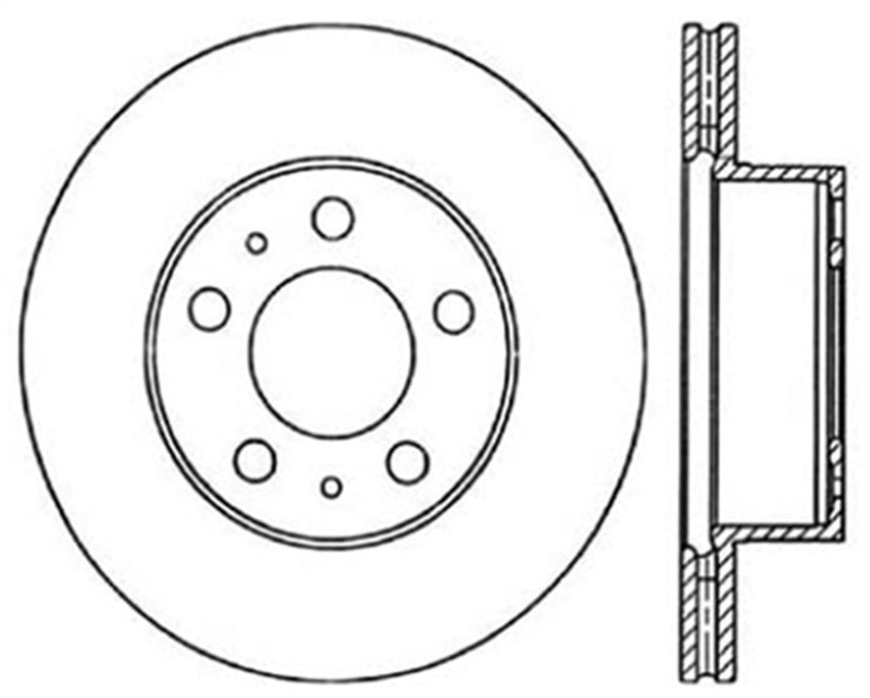 Disque de frein sport rainuré StopTech