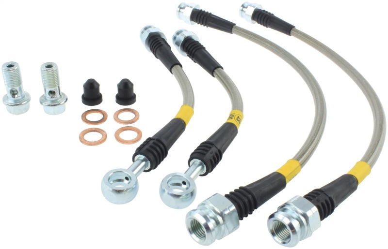 StopTech Conduites de frein arrière en acier inoxydable pour Honda Ridgeline 2006-2014