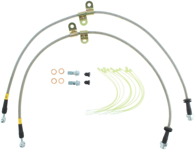 StopTech 05-09 Land Rover LR 3 / 06-09 Range Rover Kit de conduite de frein avant en acier inoxydable