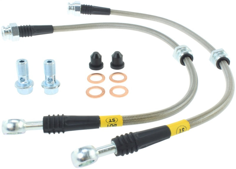 Conduites de frein avant en acier inoxydable StopTech pour Mazda Protege 99-03