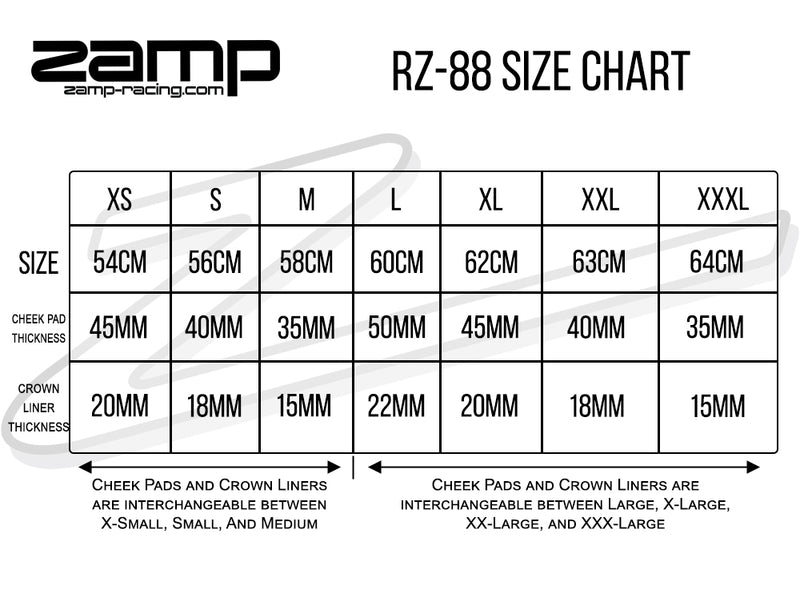 Zamp RZ-88O Carbon Helmet