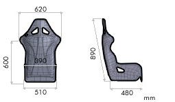 OMP WRC-R Racing Seat