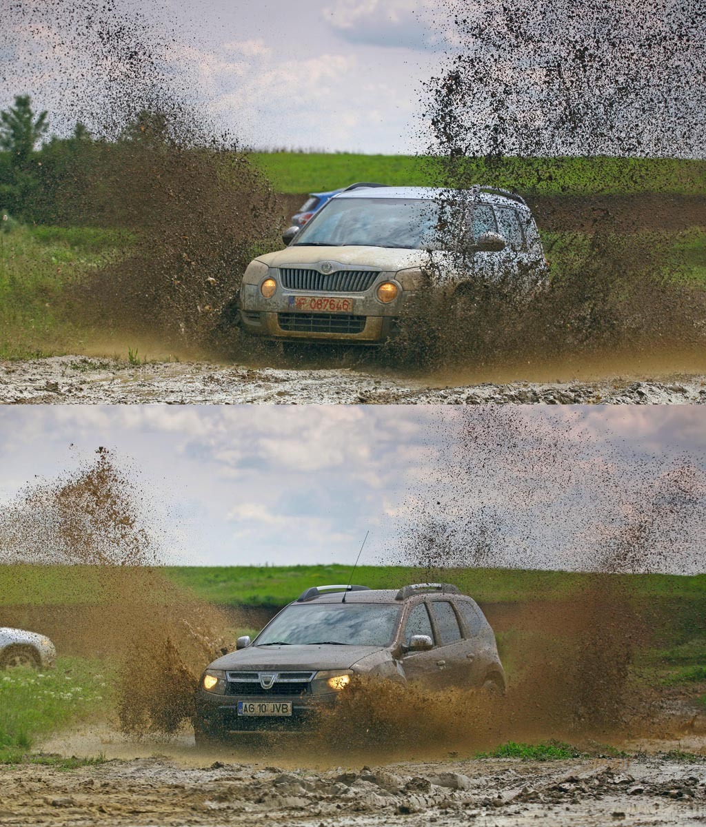 Skoda Yeti este cel mai putin capabila in offroad fata de concurentii de pana acum