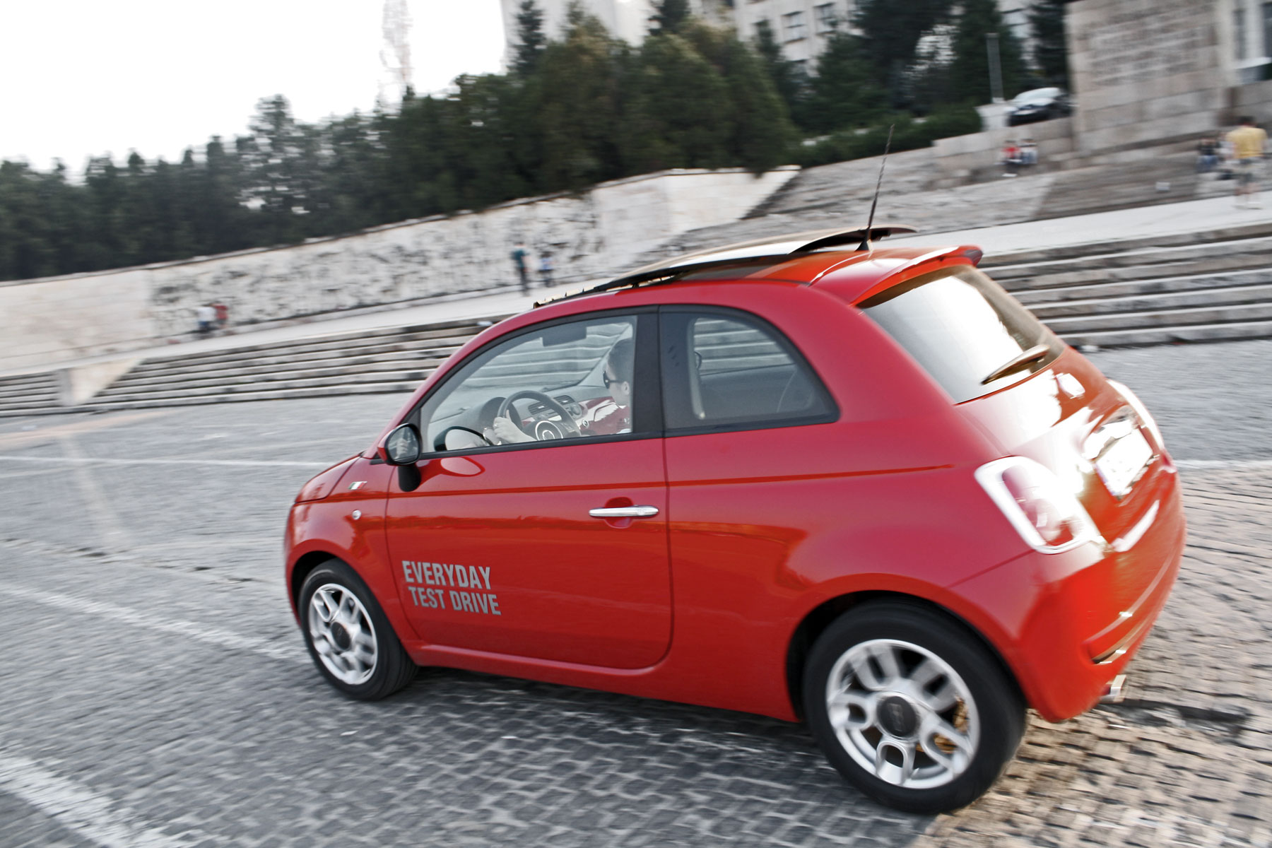 Fiat 500 in actiune