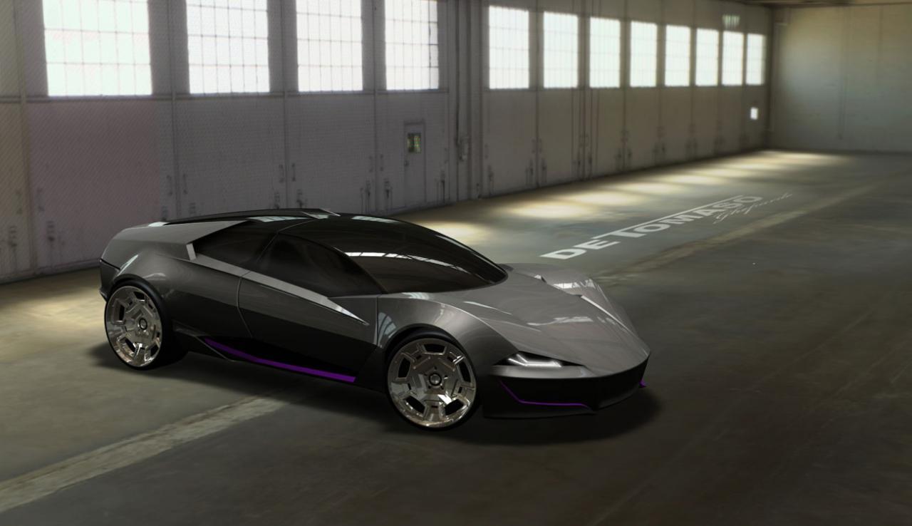 De Tomaso Ghepardo este un concept nou, in stilul coupe cu 4 usi