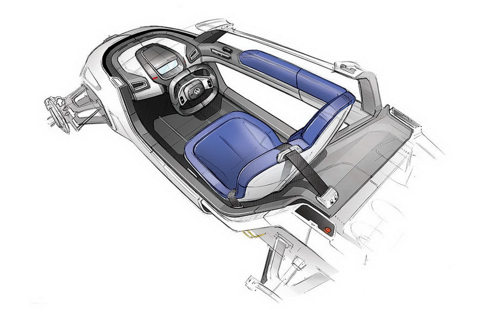 Volkswagen NILS oferta spatiu pentru un pasager si o autonomie de maximum 65 km