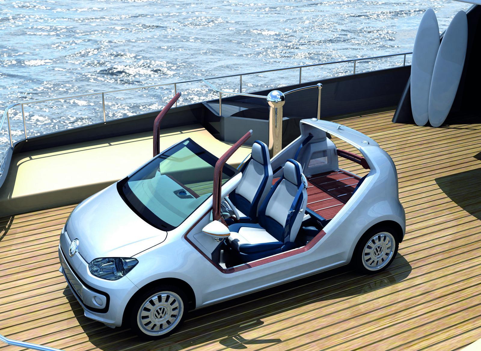 Volkswagen up! azzura sailing team a fost conceput de Giugiaro si Walter da Silva